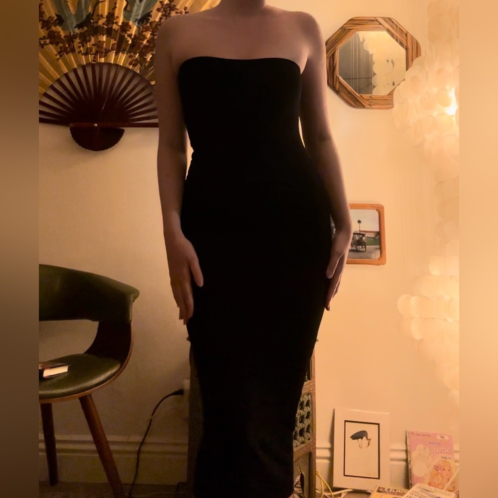 SOLD - Donna Karan black dress